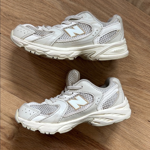 New Balance off white slip on running shoes little kids toddler size 10 - Picture 8 of 10